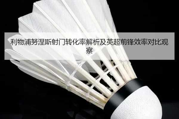 利物浦努涅斯射门转化率解析及英超前锋效率对比观察